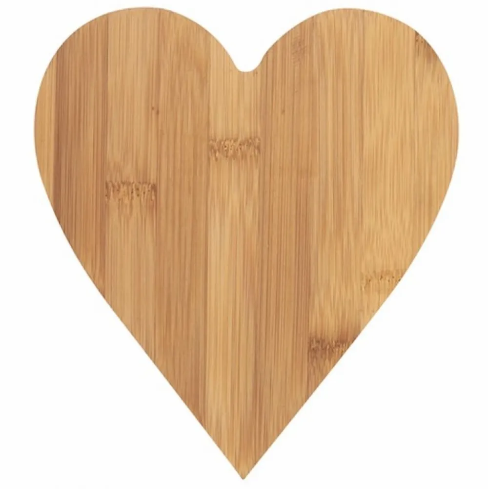 Clearance Bamboo Heart small- neutral 20x18x1,2cm Keuken & Tafelen | Cadeau