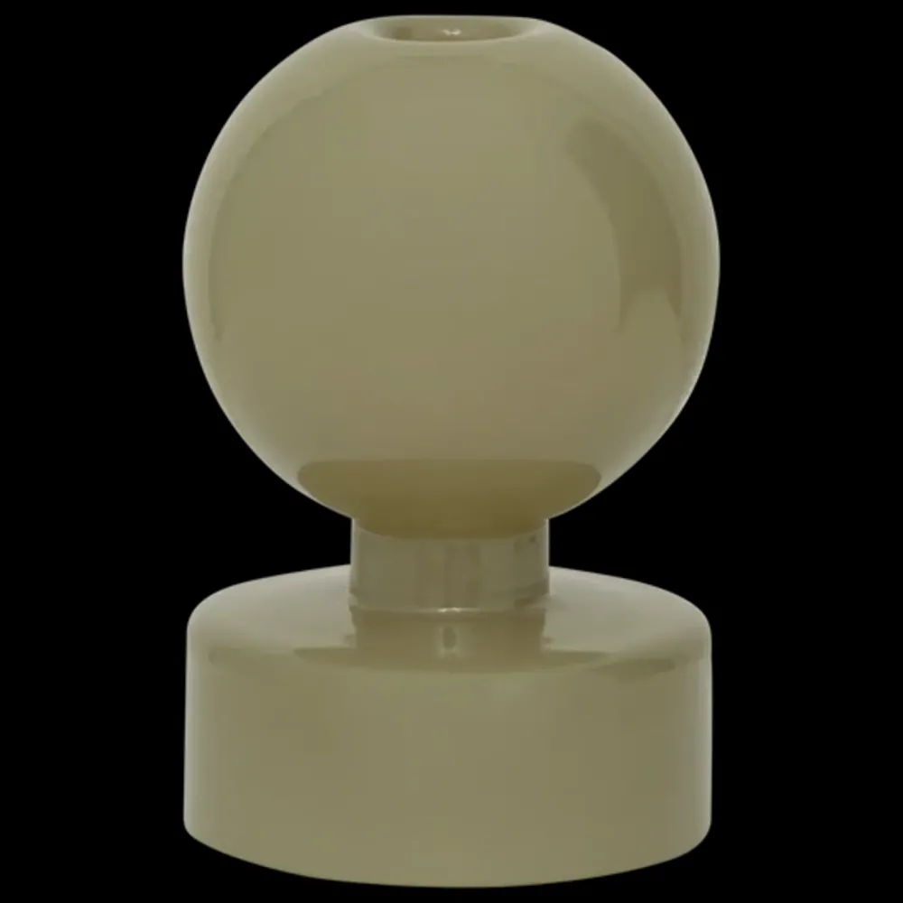 Fashion Candle holder Pallo B, spray green Kaarsen & Kandelaars