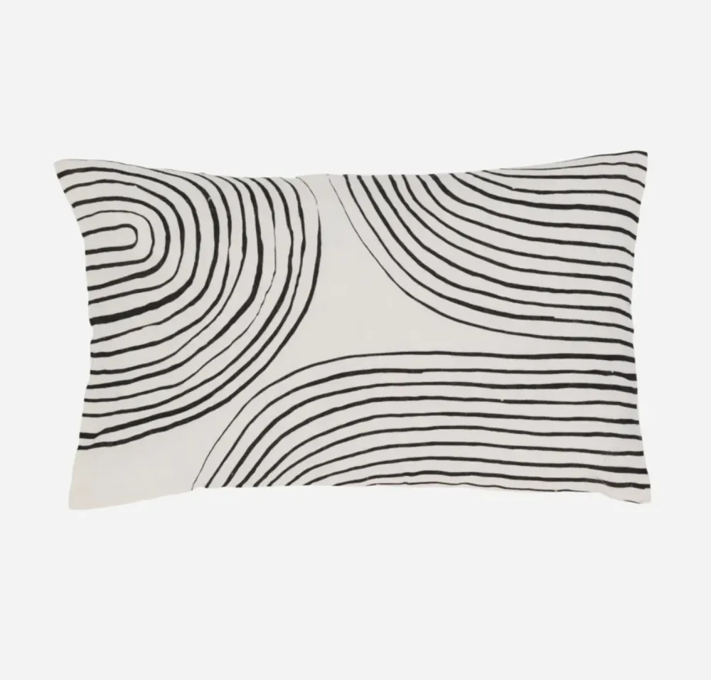 Outlet Cushion Suji, black Kussens & Plaids