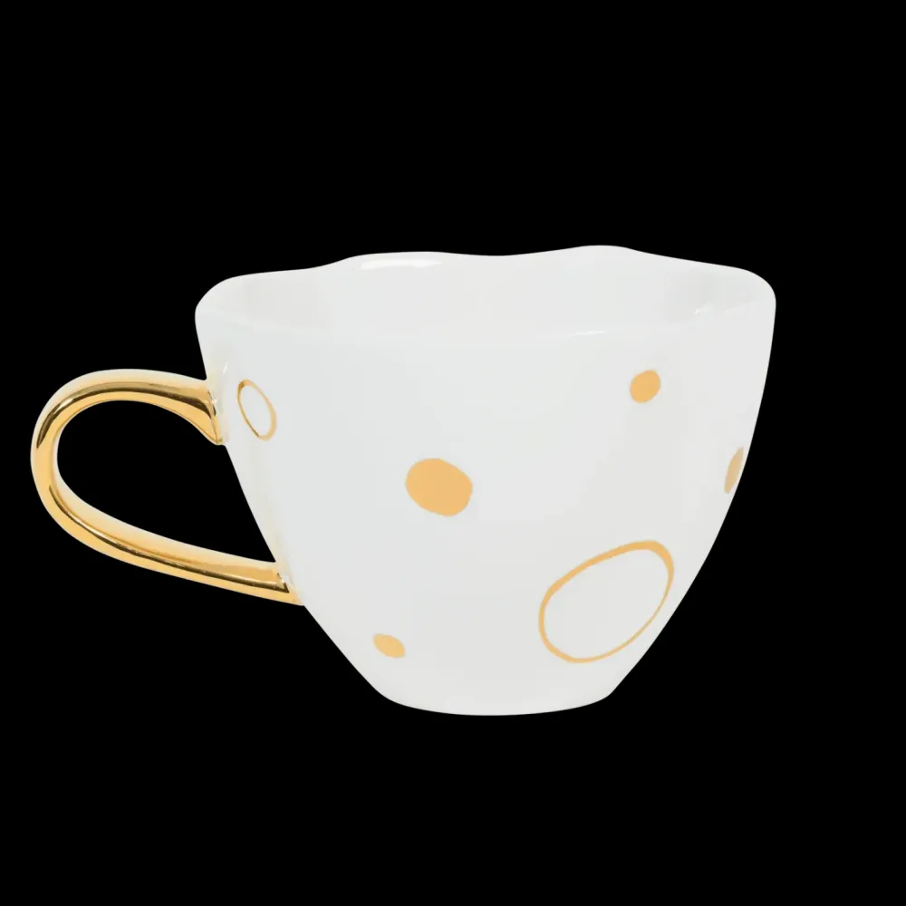 Fashion Good Morning Cup - s/2 in giftpack - Special Edition Circle Gold Keuken & Tafelen | Cadeau