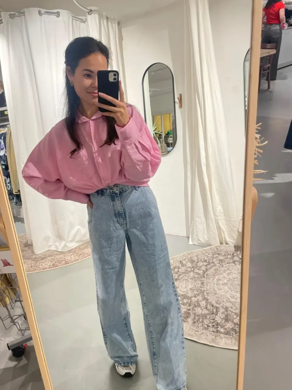 Hot Jeans - bandplooi - wide - 2367 Jeans