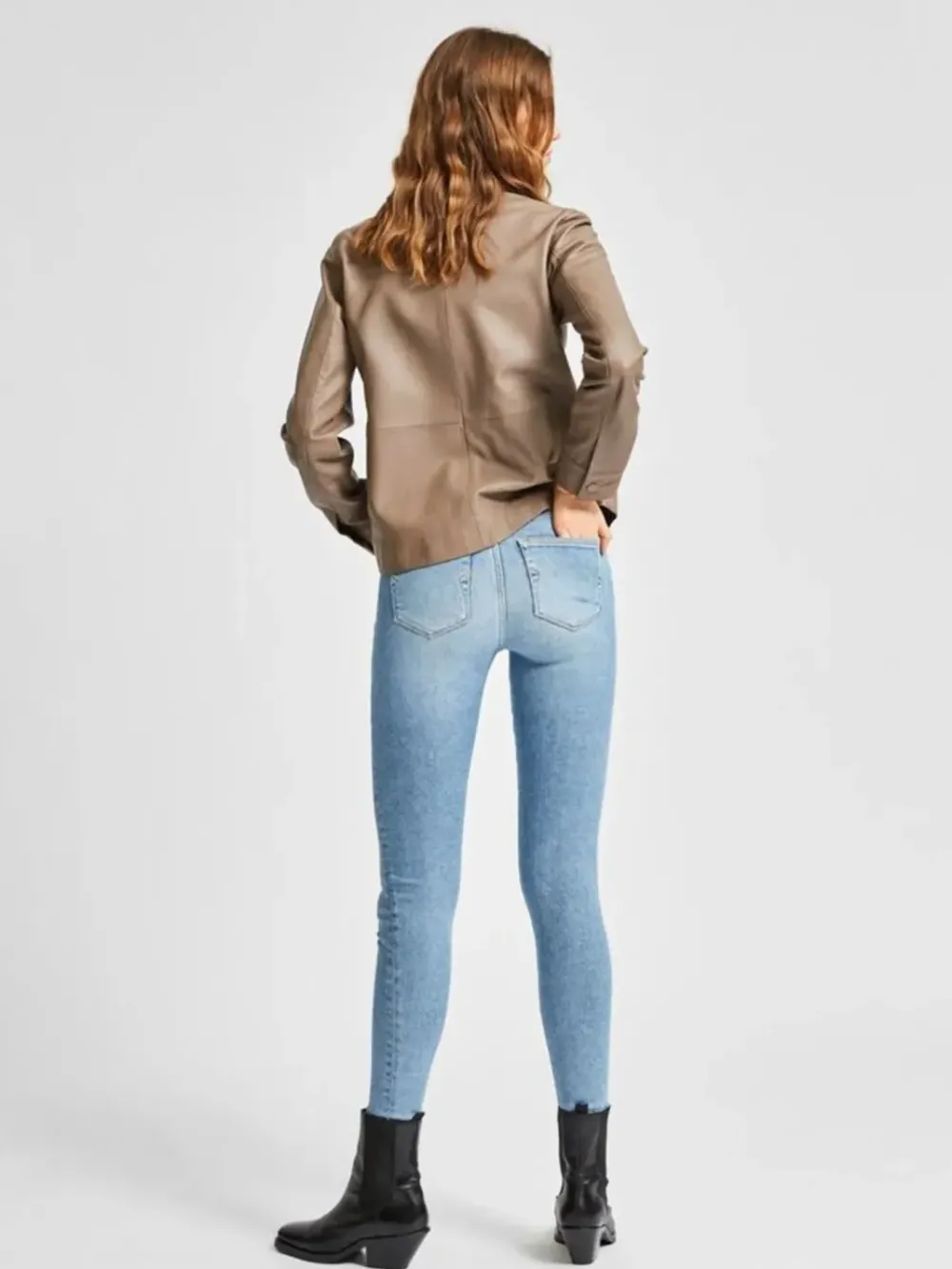New Jeans - Sophia Mid Waist Skinny - medium blue - L32 Jeans