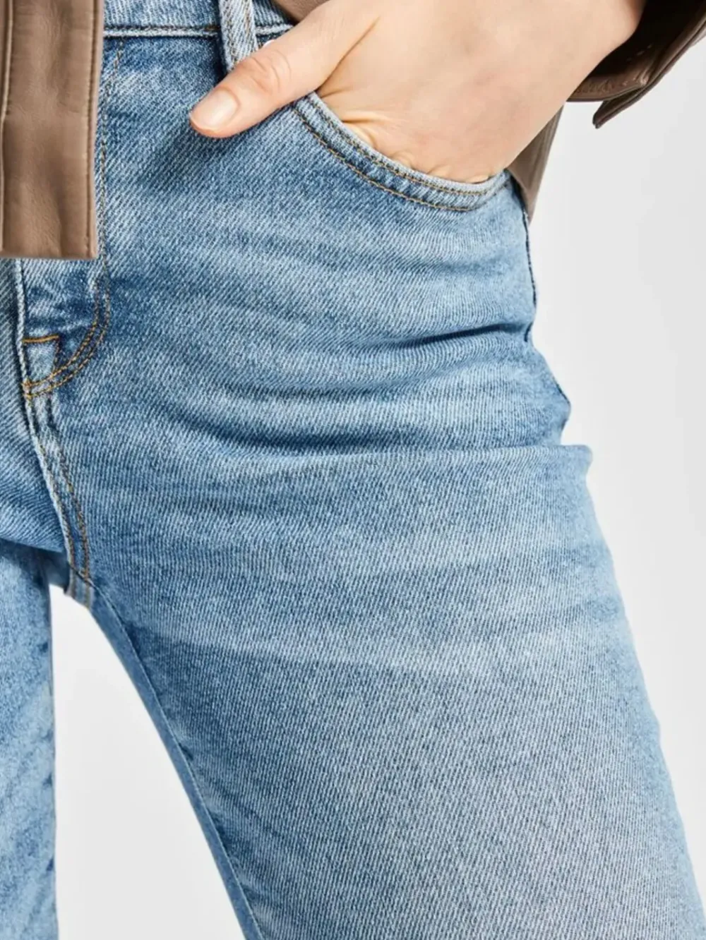 New Jeans - Sophia Mid Waist Skinny - medium blue - L32 Jeans