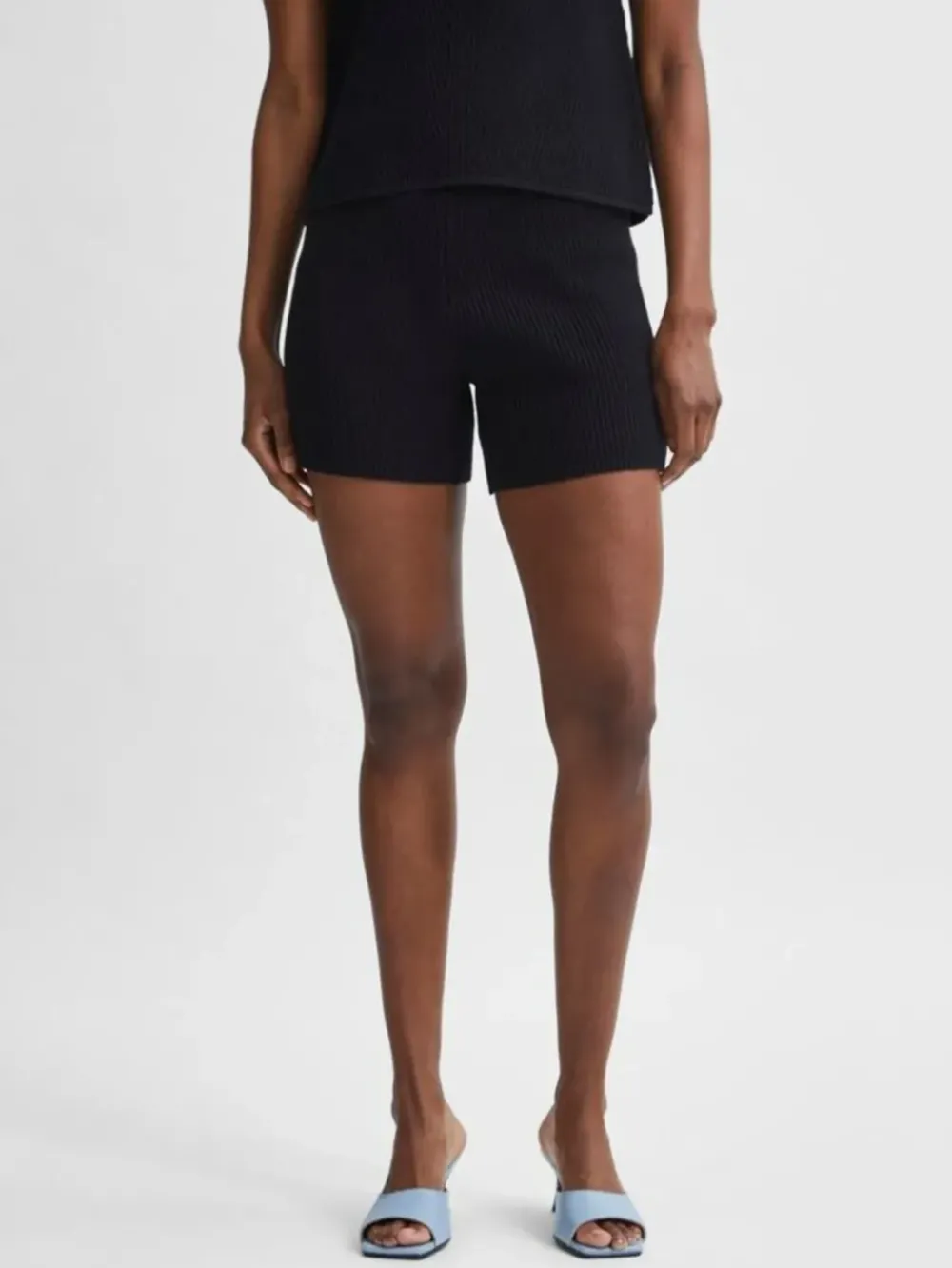 Best Knit shorts - MAXA - zwart Broeken