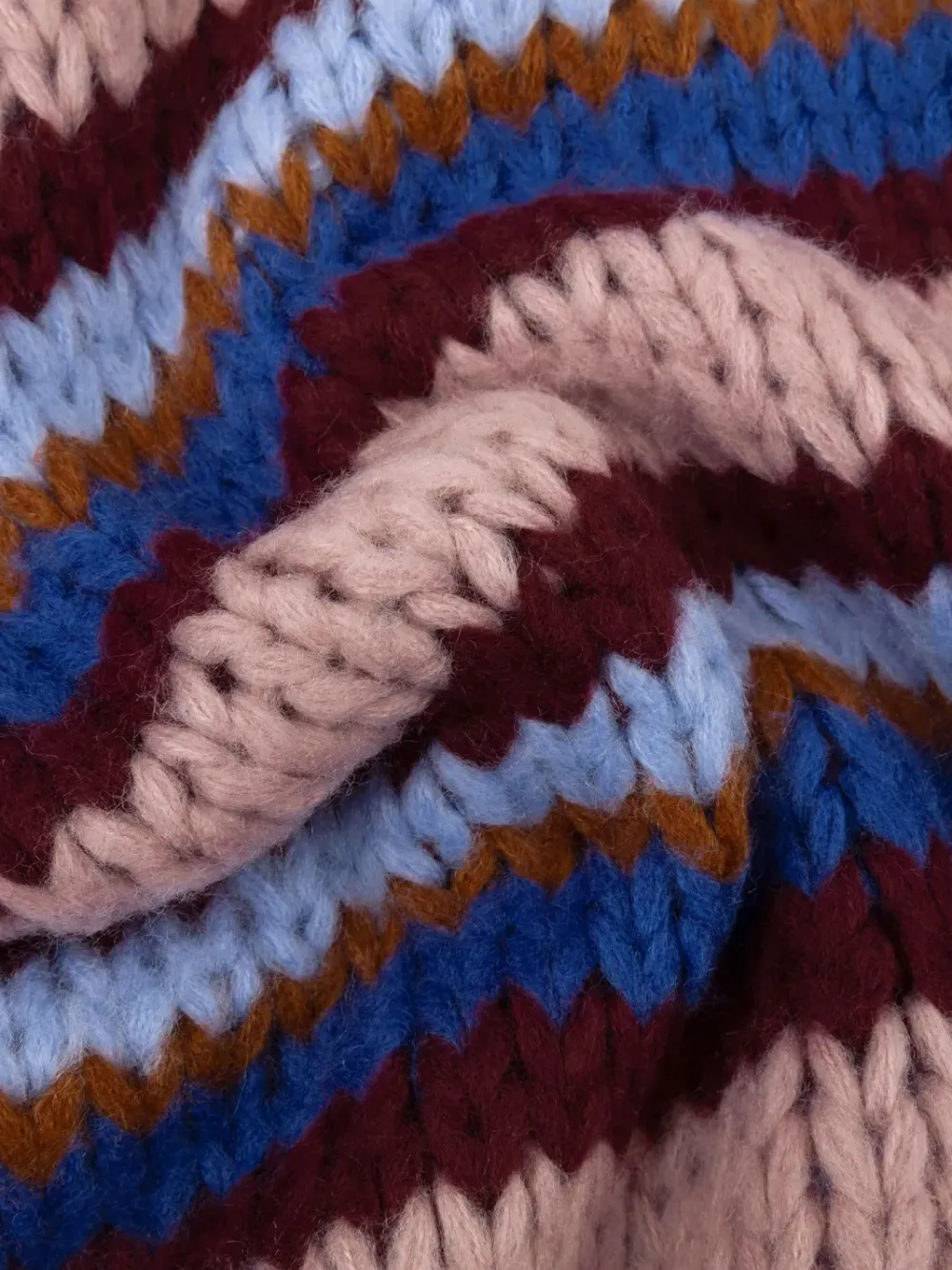 Sale Knitted sweater MeggieBlue/burgundy/camel/soft pink Truien & Sweaters