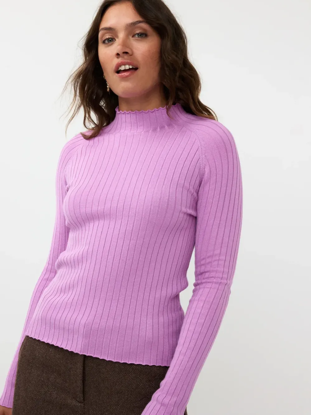 Discount Knitted top KitLilac Shirts & Tops | Truien & Sweaters