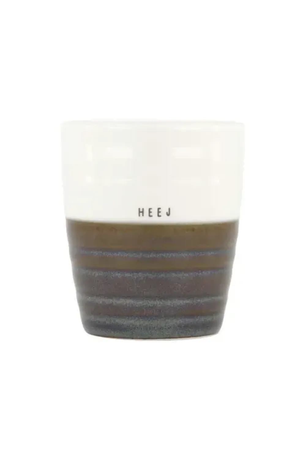 Sale koffiemok heej wit/antracietgrijs Keuken & Tafelen | Cadeau