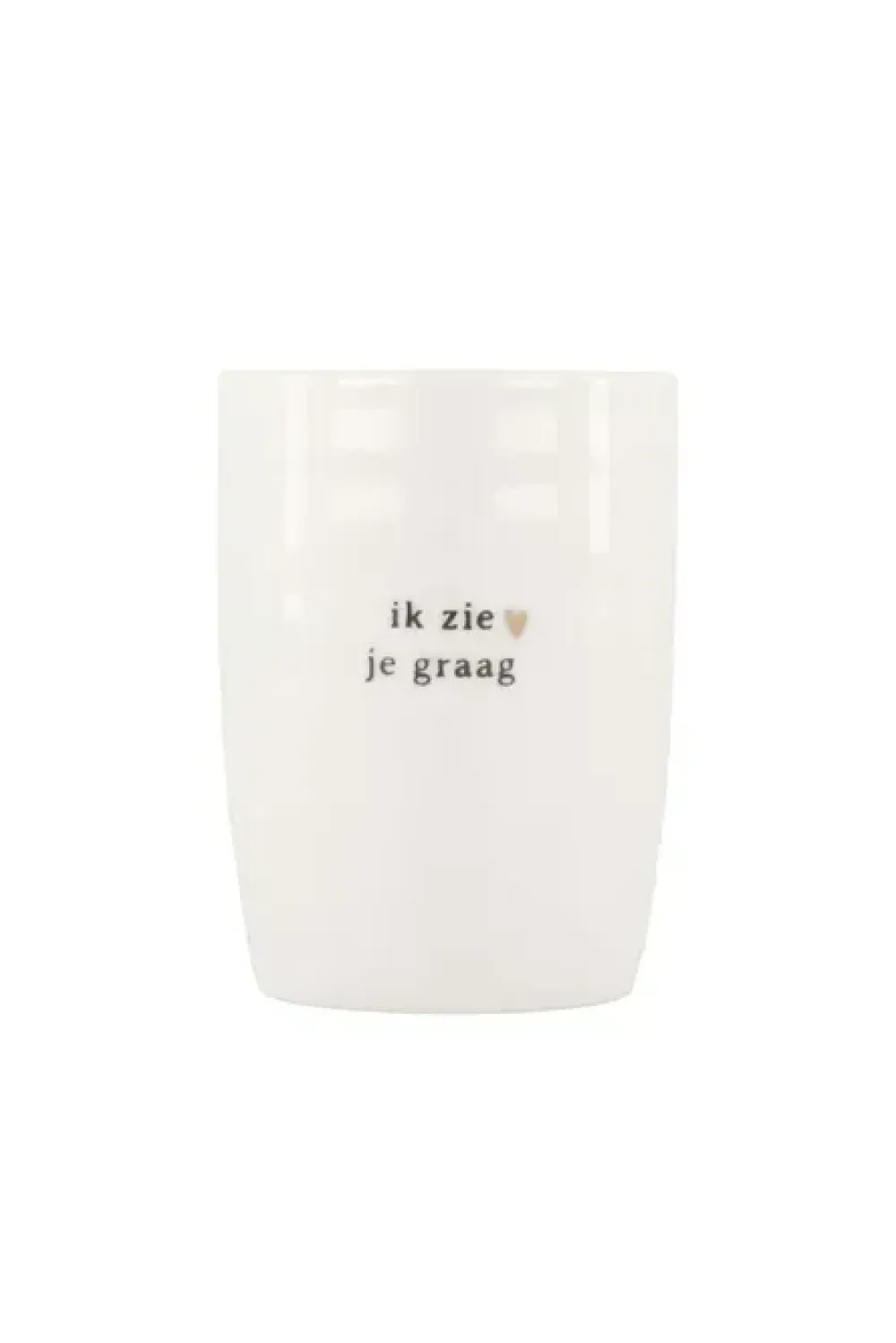 Best koffiemok ik zie je graag wit/zwart Keuken & Tafelen | Cadeau