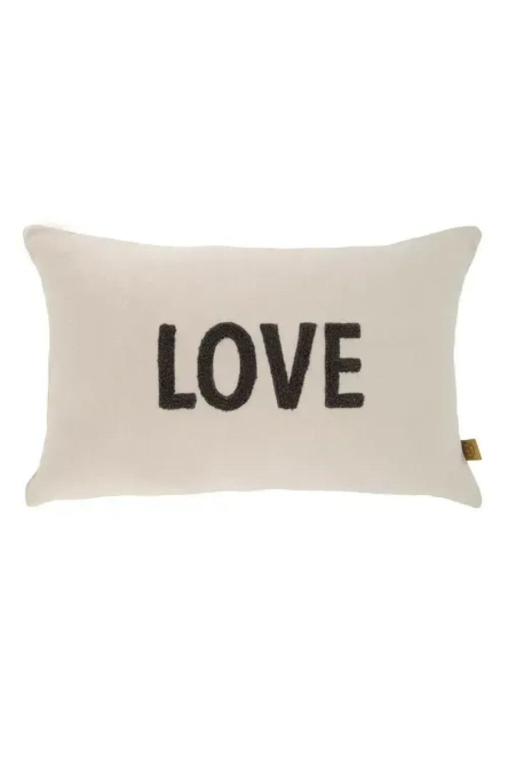 Hot kussen love 50x30cm antracietgrijs/zand Kussens & Plaids | Cadeau