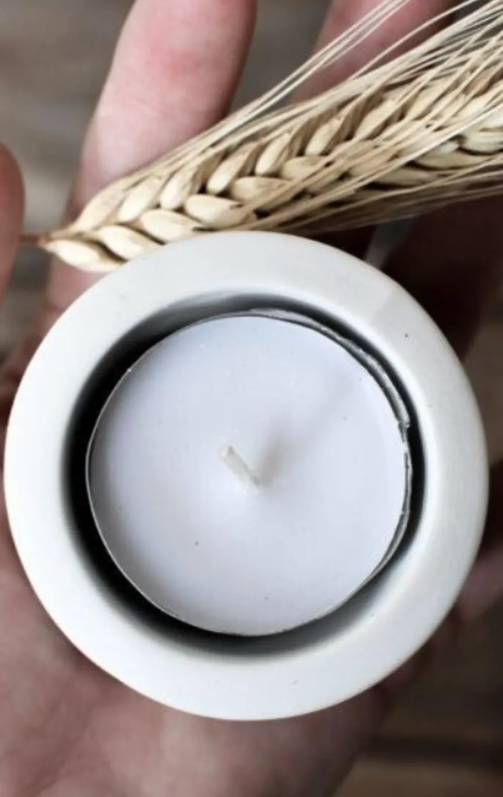Discount Lekvall - Small white tealight holder Kaarsen & Kandelaars