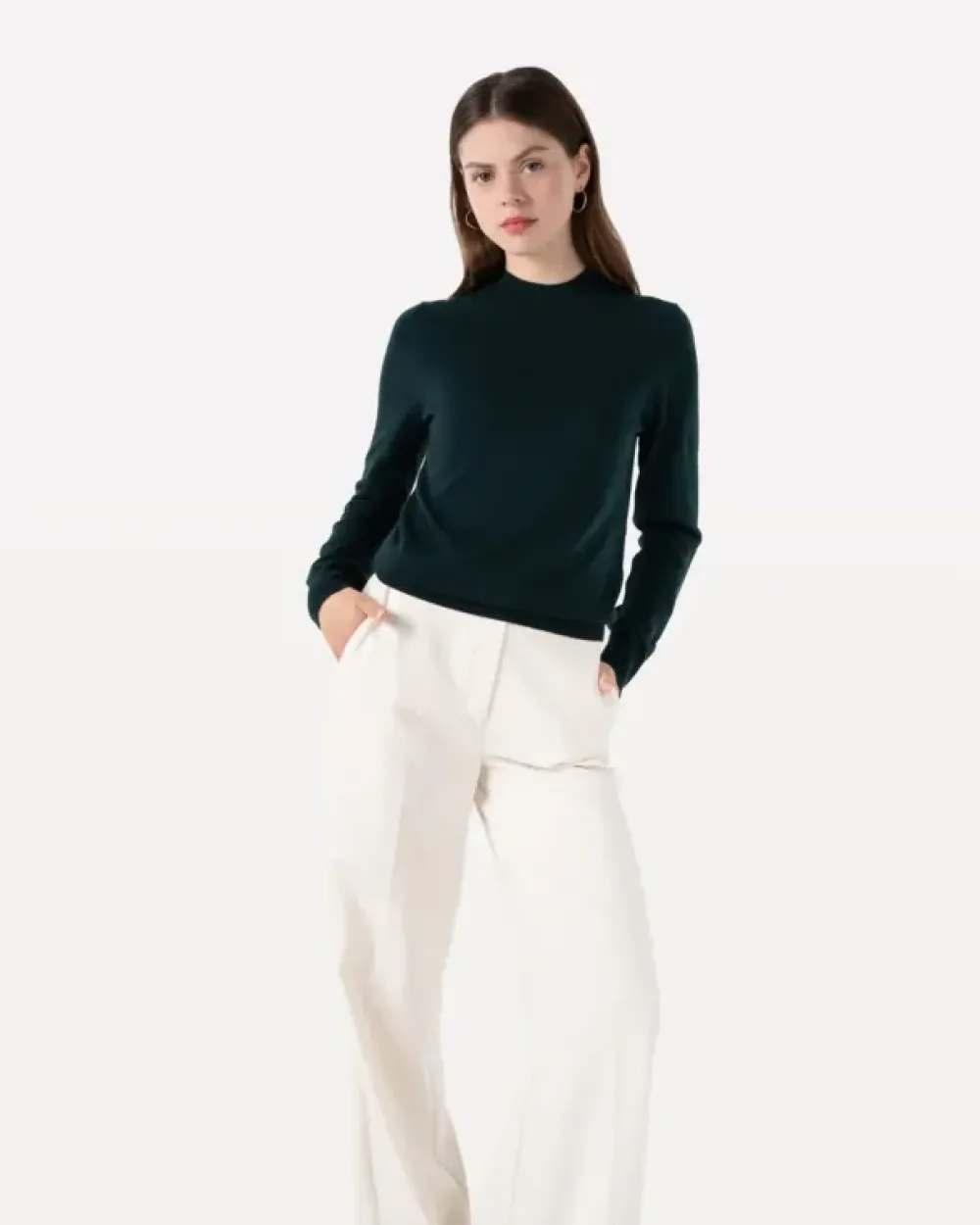 Outlet Moore pantsEgg White Broeken
