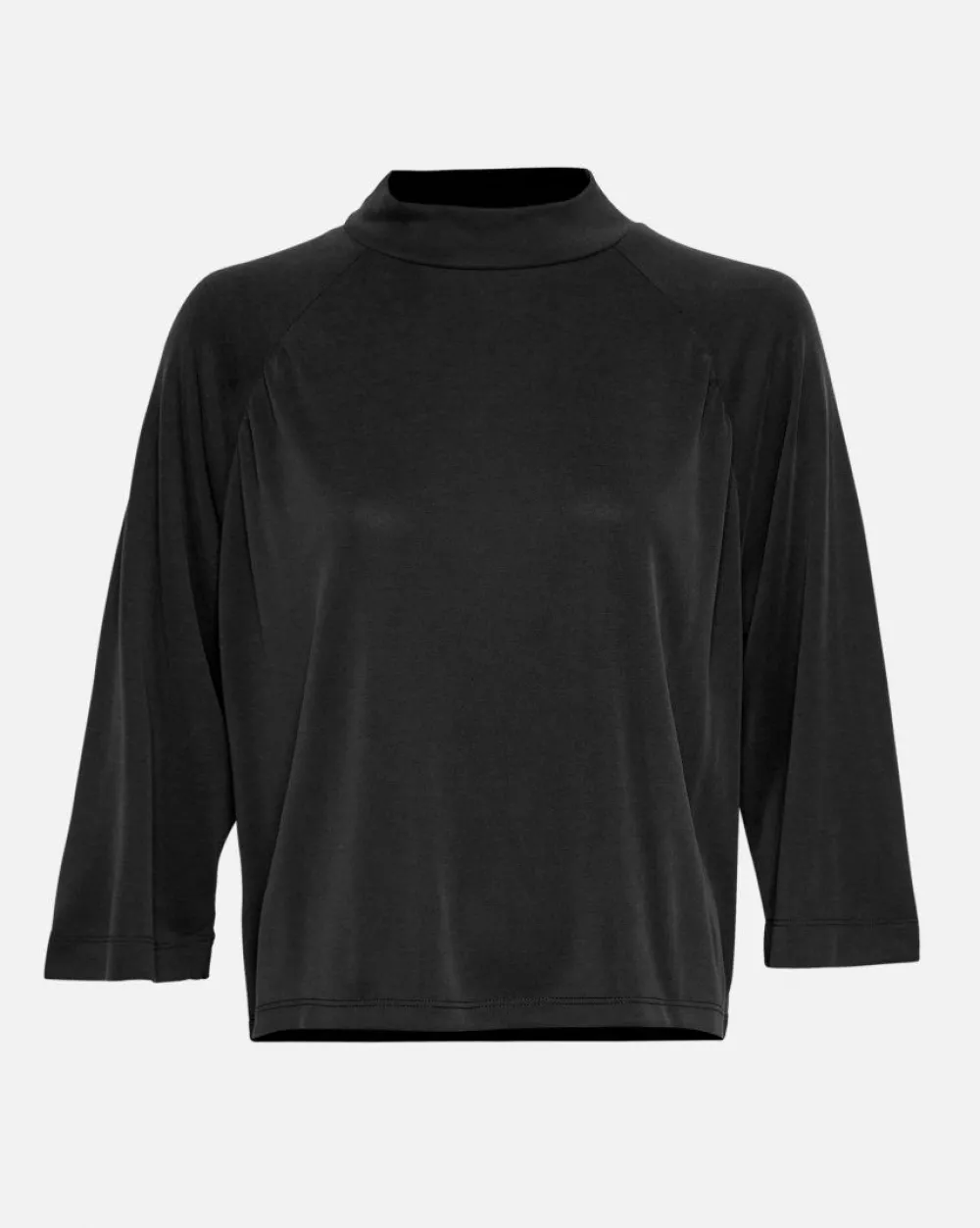 Online MSCHAdelona Lynette 3/4 TopBlack Truien & Sweaters
