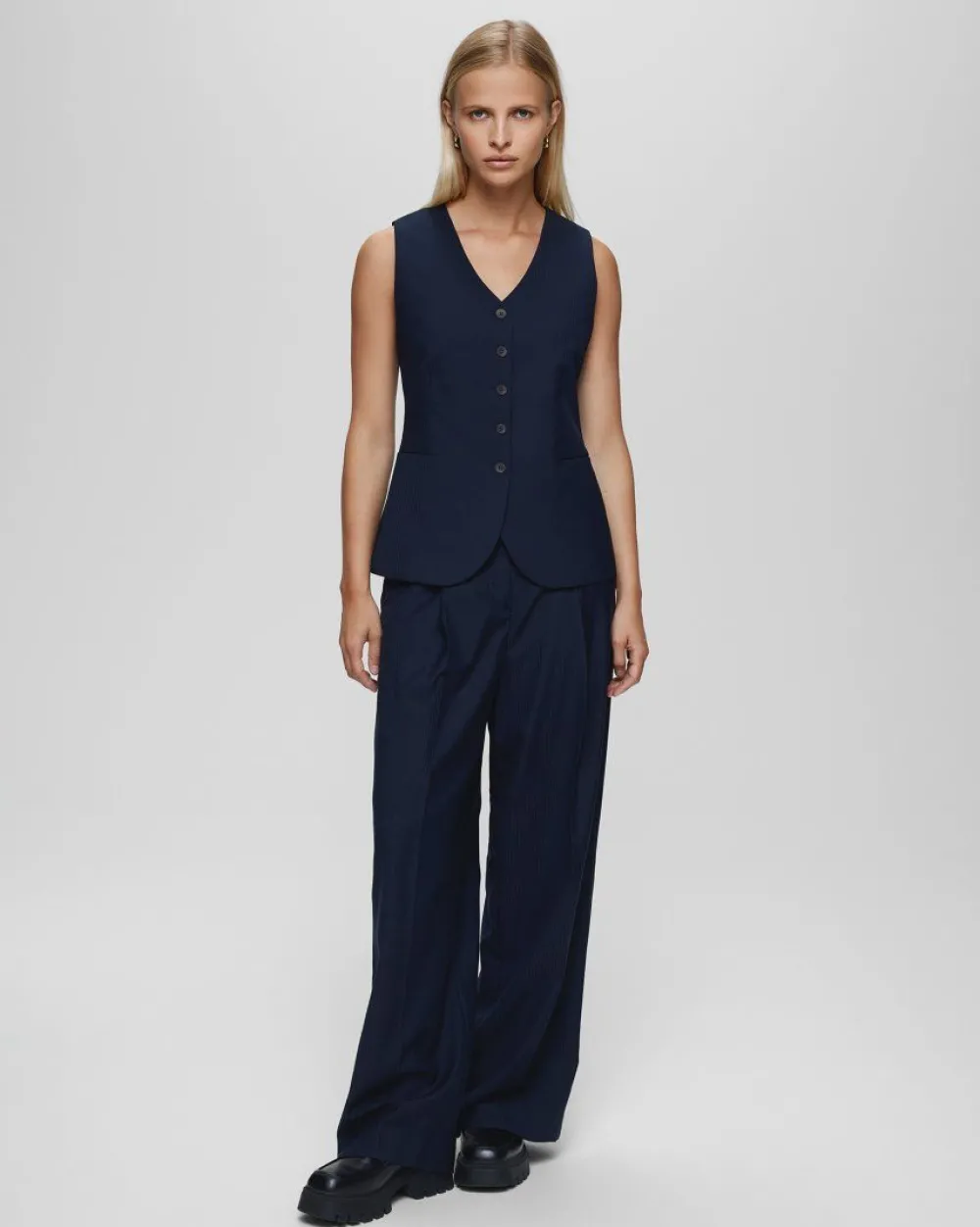 Sale MSCHMaelynn HW Pants STPSky Captain Broeken