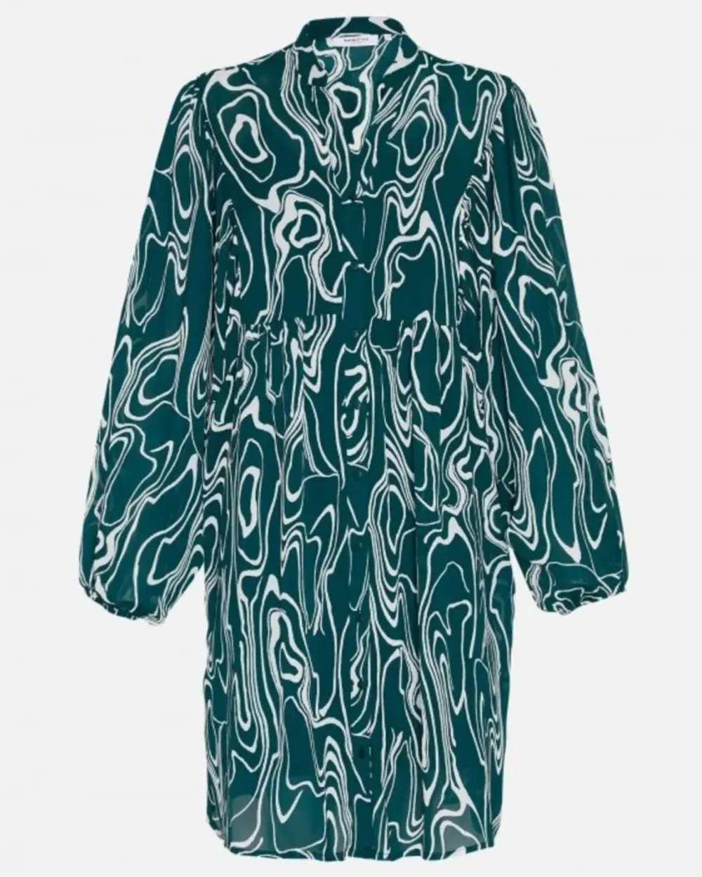 Outlet MSCHTelena Rikkelie Shirt Dress AOPP PINE ABSTRACT Jurken