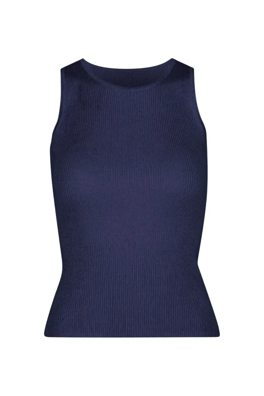 Outlet Rib knit tank top699 Navy Shirts & Tops