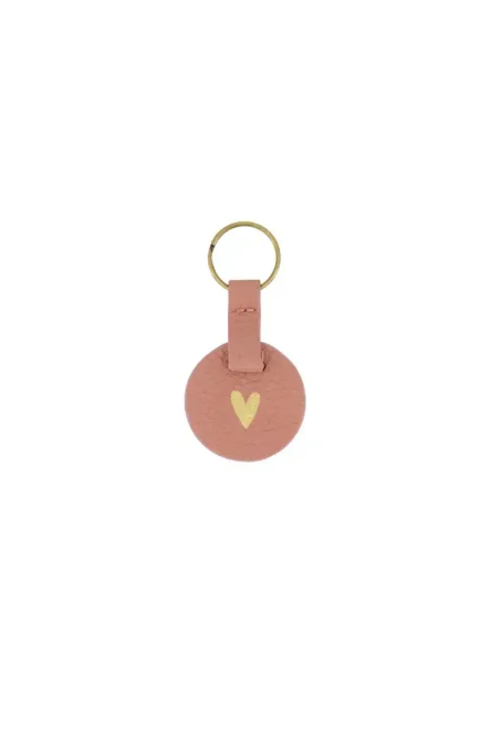Online Ronde sleutelhanger hartje mauve Cadeau