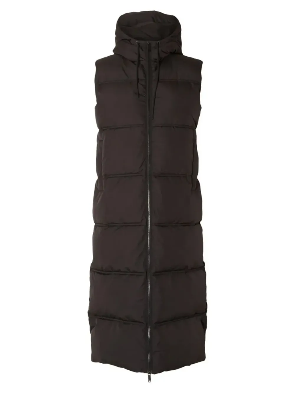 Fashion SLFALINA LONG VEST - Black Jassen & Jacks