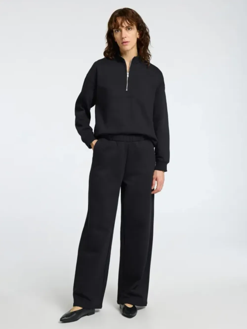 Discount SLFGIA HW WIDE PANTBlack Broeken