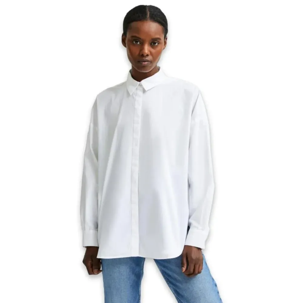 Sale SLFHEMA LS SHIRT B NOOS Bright White Blouses