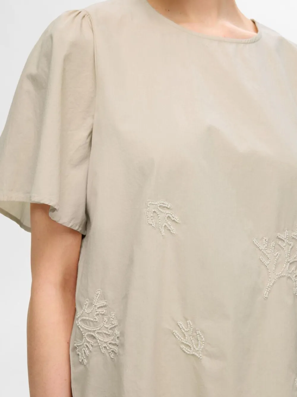Outlet SLFMELLI SS O-NECK TOP BSandshell Shirts & Tops