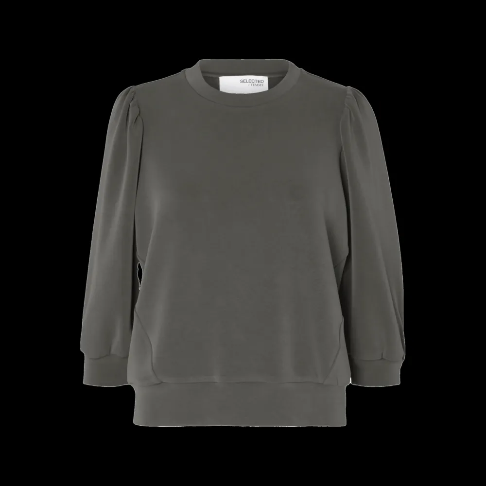 Online SLFTENNY 3/4 SWEAT TOP NOOS Volcanic Ash Shirts & Tops