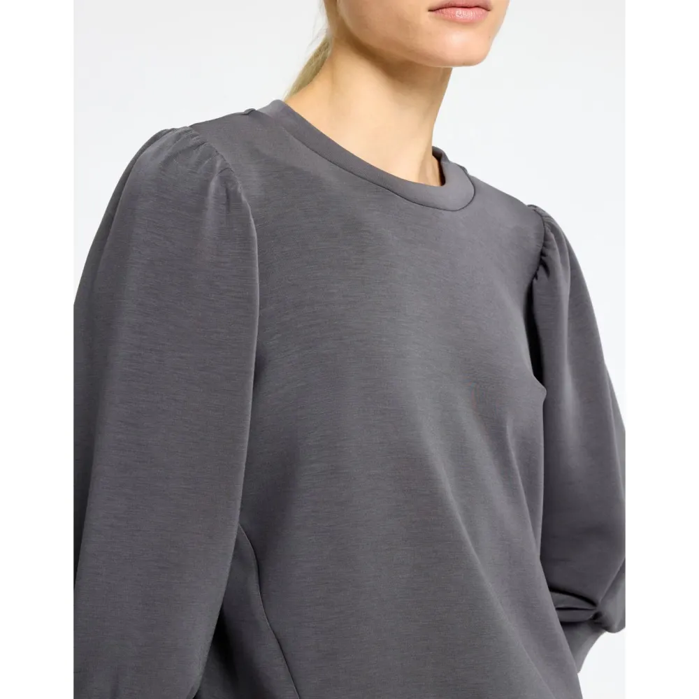Online SLFTENNY 3/4 SWEAT TOP NOOS Volcanic Ash Shirts & Tops
