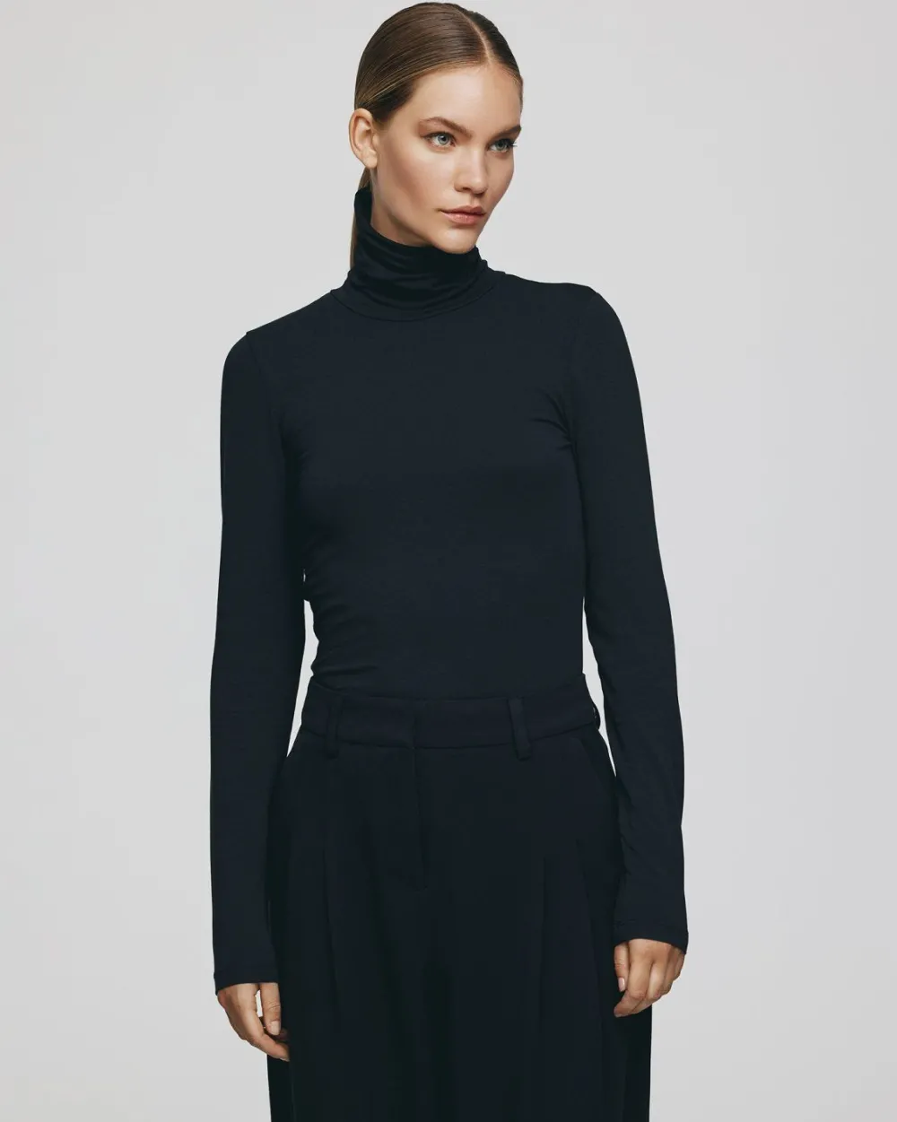 Online Top MSCHBetrina Rib SL Black Shirts & Tops