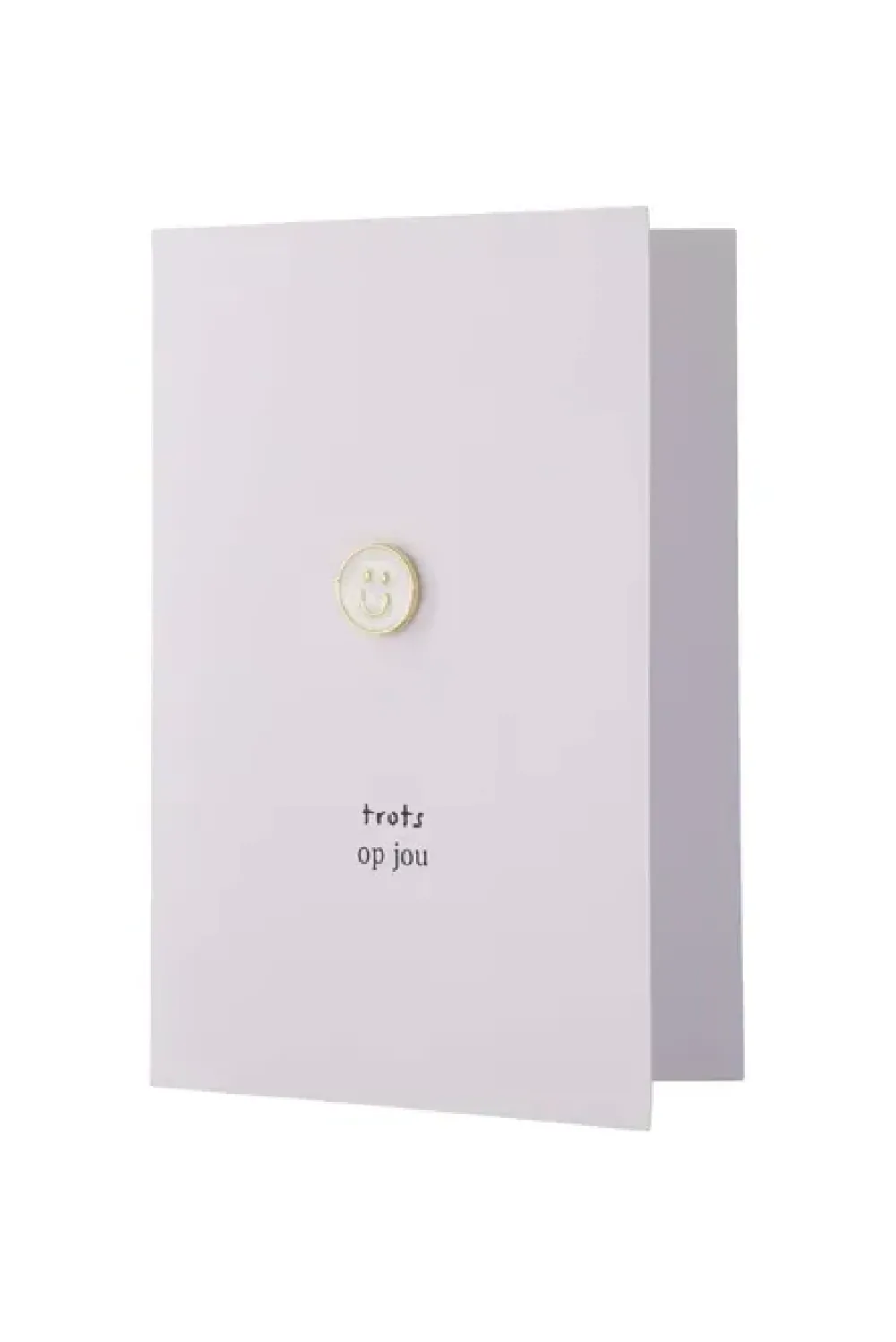 Sale wenskaart trots op jou broche wit Boeken & Stationary | Cadeau